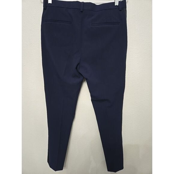 Asos Mens Navy Blue Dress Pants‎ Striped Size 32/30 - Picture 4 of 6